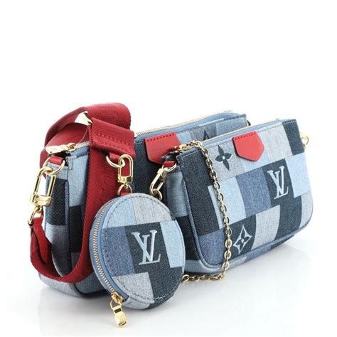 louis vuitton multi pochette accessoires denim|louis vuitton monogram pochette.